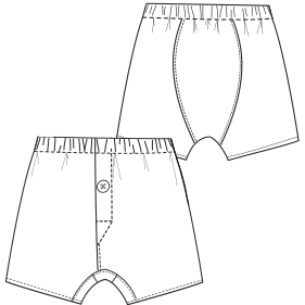 Fashion sewing patterns for MEN Underwear Underwear 796
